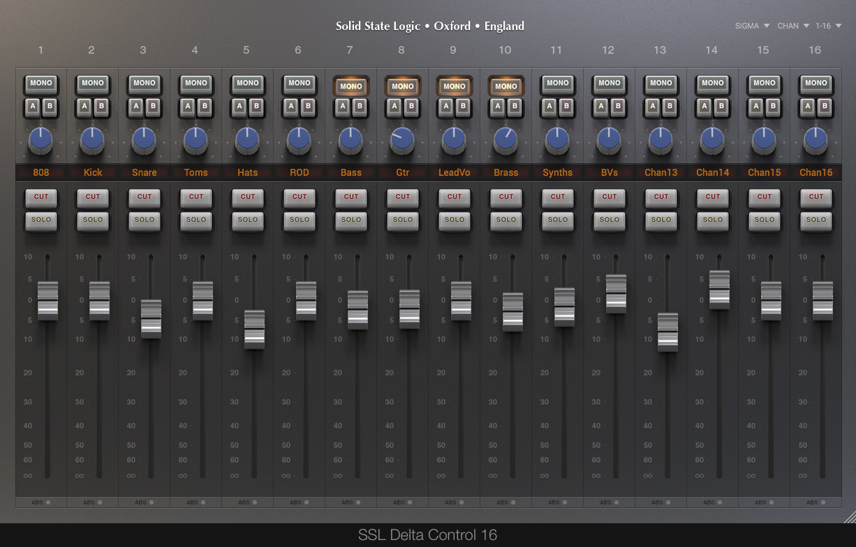 δeltaControl Solid State Logic